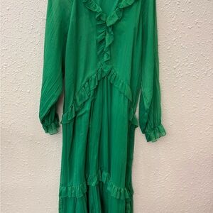 Zara Vibrant Green Dress